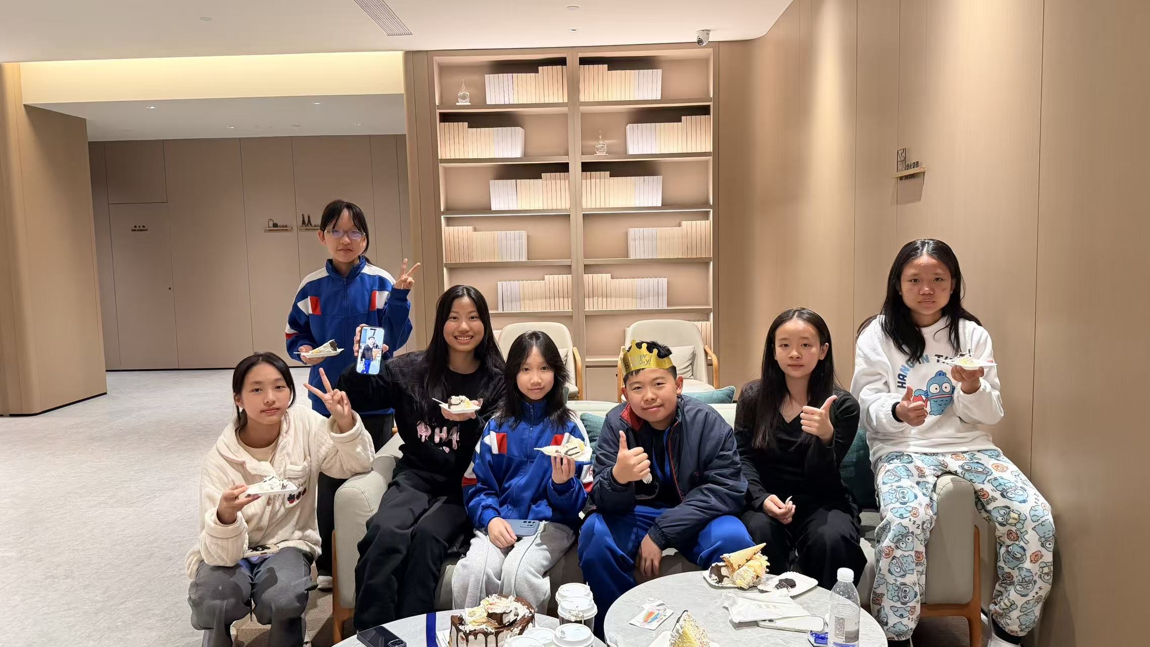 Birthday celebration during Beijing training camp