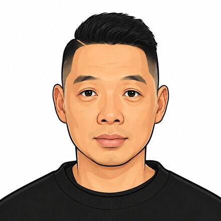 Illustrated portrait of Lao Kun Wa