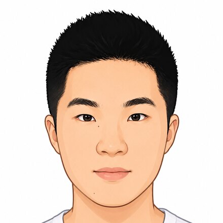Illustrated portrait of Lei Mou Hong