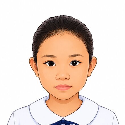 Illustrated portrait of Kwan Chi Cheng