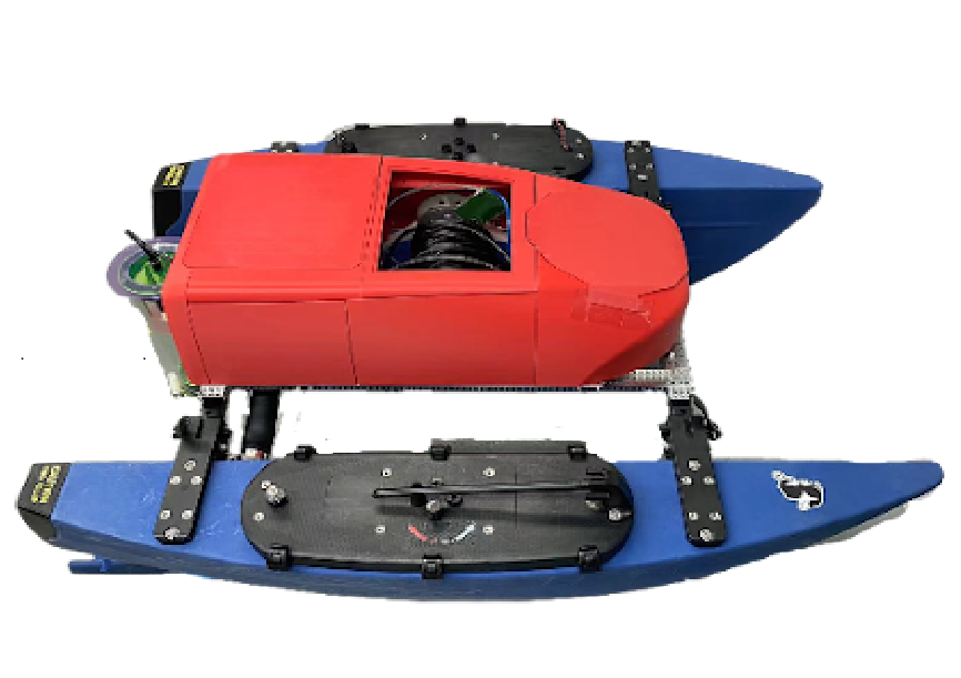 Render of the autonomous surface vehicle platform